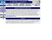 Tablet Screenshot of carter.oklahoma.usassessor.com